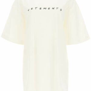 VETEMENTS FRIENDLY LOGO T-SHIRT S White Cotton