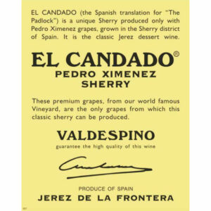 Valdespino Pedro Ximenez El Candado - Sherry Dessert Wine