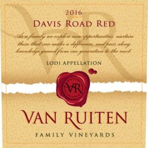 Van Ruiten 2016 Davis Road Red - Red Wine