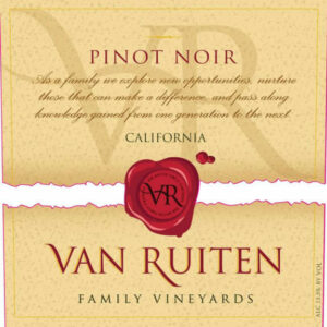 Van Ruiten 2017 Pinot Noir - Red Wine