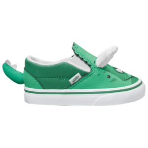 Vans Boys Vans Classic Slip On - Boys' Toddler Shoes Green/White Size 04.0