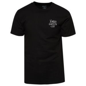 Vans Mens Vans Garden Club T-Shirt - Mens Black/White Size M