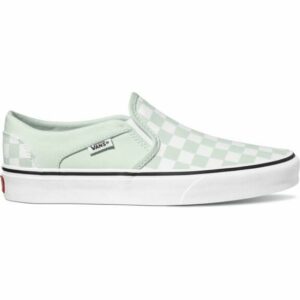 Vans Women's Asher Shoes Green Light/White, 8.5 - Women's Athletic Lifestyle at Academy Sports