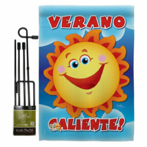 Verano Caliente Summer Fun In The Sun Garden Flag Set