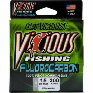 Vicious 15 lb. - 200 yards Fluorocarbon Fishing Line Clear, 15 Lbs - Fishing Lines at Academy Sports