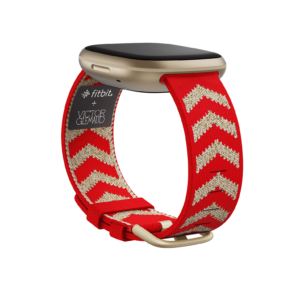 Victor Glemaud for Sense & Versa 3 Knit Band (Chevron Red/Gold) - Small