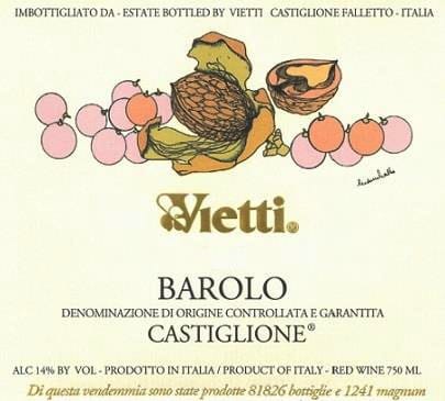 Vietti 2016 Barolo Castiglione - Nebbiolo Red Wine