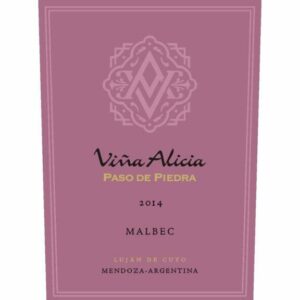 Vina Alicia 2014 Paso de Piedra Malbec - Red Wine