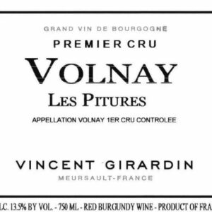 Vincent Girardin 2016 Volnay Les Pitures Premier Cru - Pinot Noir Red Wine