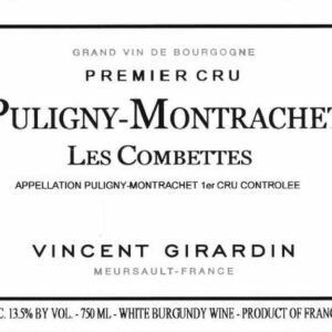 Vincent Girardin 2017 Puligny-Montrachet Les Combettes Premier Cru - Chardonnay White Wine