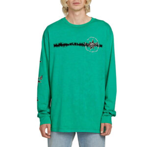 Volcom Mag Sketch Long Sleeve Tee Shirt - Men's Wintergreen Md