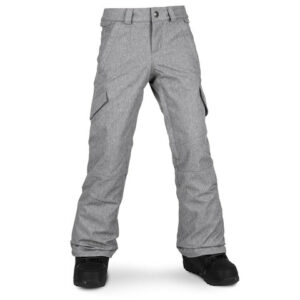 Volcom Silver Pine Insulated Pant - Girl's Heather Grey Md