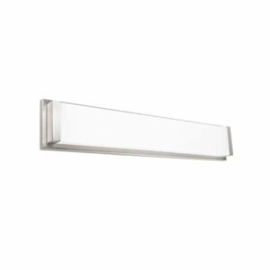 WAC Lighting WS-180127 Metro 27" Wide LED Bath Bar with an Acrylic Diffuser Brushed Nickel / 3000K Indoor Lighting Bathroom Fixtures Bath Bar