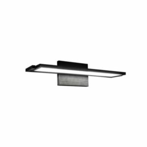 WAC Lighting WS-6718 Line Single Light 18-3/4" Wide Integrated LED Bath Bar with Edge-lit Acrylic Shade Black / 2700K Indoor Lighting Bathroom