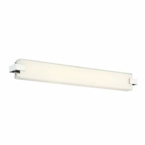 WAC Lighting WS-79628 Bliss 28" Wide Integrated LED Bath Bar Polished Nickel / 2700K Indoor Lighting Bathroom Fixtures Bath Bar