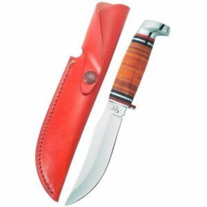 WR Case & Sons Cutlery Co Leather 5 in Skinner Hunter Fixed Hunting Knife - Fixed Blade Knives at Academy Sports