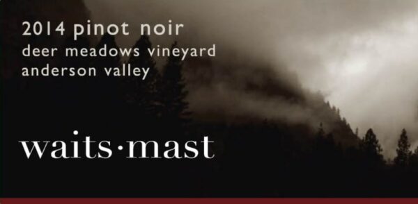 Waits-Mast Family Cellars 2014 Deer Meadows Vineyard Pinot Noir - Red Wine