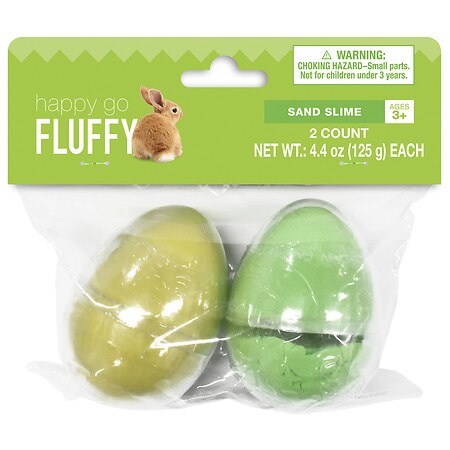 Walgreens Egg Sand Slime - 4.4 oz x 2 pack