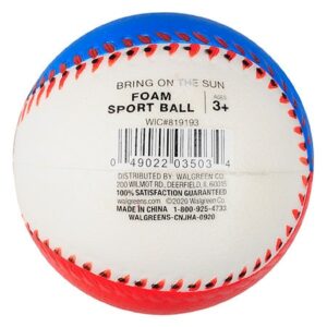 Walgreens Foam Baseball - 1.0 ea