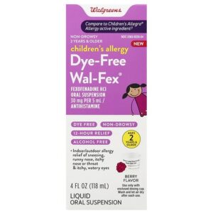 Walgreens Wal-Fex Children's Allergy Relief Berry - 4.0 oz