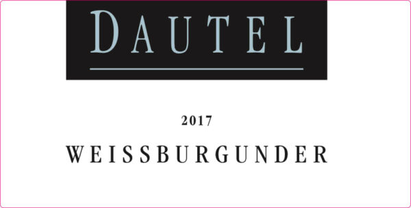 Weingut Dautel 2017 Estate Weissburgunder - Pinot Blanc White Wine