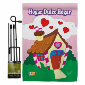 Welcome Hogar Dulce Hogar Inspirational Sweet Home Garden Flag Set