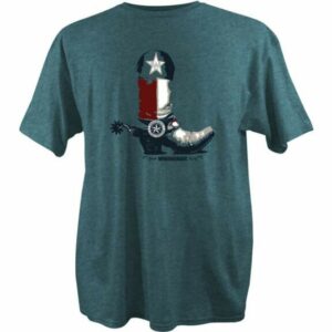 Whataburger Men's Boot T-Shirt Aqua/Turquoise Dark, Small - Men's Outdoor Graphic Tees at Academy Sports