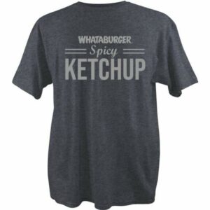 Whataburger Men's Spicy Ketchup Short Sleeve T-Shirt Black/Gray, Large - Men's Outdoor Graphic Tees at Academy Sports