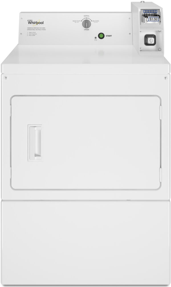 Whirlpool 27" White Commercial Electric Dryer