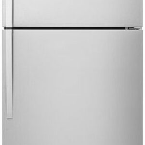 Whirlpool 33" Monochromatic Stainless Steel Top-Freezer Refrigerator