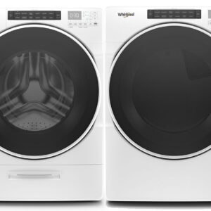 Whirlpool 4.5 Cu. Ft. White Front Load Washer with Gas Dryer