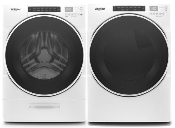 Whirlpool 4.5 Cu. Ft. White Front Load Washer with Gas Dryer