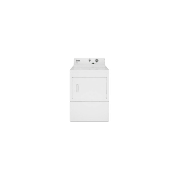 Whirlpool CEM2795J 27 Inch Wide 7.4 Cu Ft. Commercial Electric Dryer White Commercial Laundry Vended Dryers Front Load Dryer