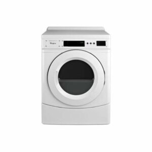 Whirlpool CGD9160G 27 Inch Wide 6.7 Cu. Ft. Capacity Gas Commercial Dryer White Laundry Appliances Dryers Gas Dryers