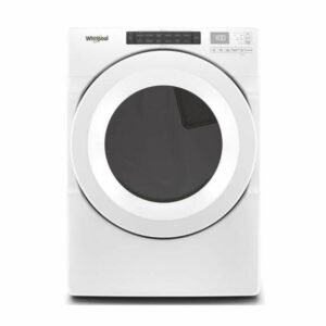 Whirlpool WED560LH 27 Inch Wide 7.4 Cu.Ft Energy Star Rated Electric Front Load Electric Dryer White Laundry Appliances Dryers Electric Dryers