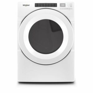 Whirlpool WED5620H 27 Inch Wide 7.4 Cu Ft. Energy Star Rated Electric Dryer White Laundry Appliances Dryers Electric Dryers