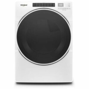 Whirlpool WED6620H 27 Inch Wide 7.4 Cu Ft. Energy Star Rated Electric Dryer White Laundry Appliances Dryers Electric Dryers