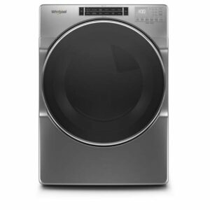 Whirlpool WED8620H 27 Inch Wide 7.4 Cu Ft. Energy Star Rated Electric Dryer Chrome Shadow Laundry Appliances Dryers Electric Dryers