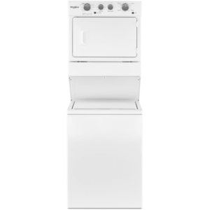 Whirlpool WET4027H 27 Inch Wide 3.5 Cu. Ft. Washer with 5.9 Cu. Ft. Electric Dryer Combo and AutoDry White Laundry Appliances Laundry Centers