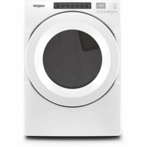 Whirlpool WGD5620H 27 Inch Wide 7.4 cu. ft. Energy Star Rated Front Load Gas Dryer White Laundry Appliances Dryers Gas Dryers