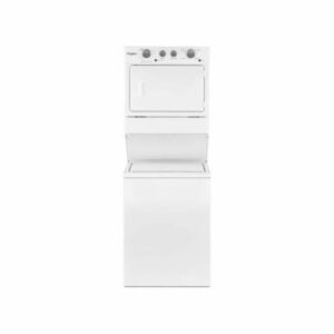 Whirlpool WGTLV27H 27 Inch Wide Gas 3.5 Cu. Ft. Washer and 5.9 Cu. Ft. Dryer Laundry Pair with AutoDry and WrinkleShield White Laundry Appliances