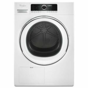 Whirlpool WHD5090G 24 Inch Wide 4.3 Cu. Ft. Energy Star Rated Ventless Electric Dryer White Laundry Appliances Dryers Electric Dryers