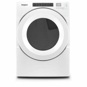 Whirlpool WHD560CHW 27 Inch Wide 7.4 Cu. Ft. Energy Star Electric Dryer with Wrinkle Shield White Laundry Appliances Dryers Electric Dryers