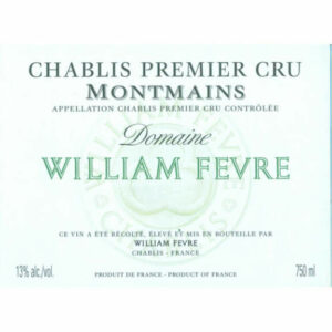 William Fevre 2015 Chablis Montmains Premier Cru - Chardonnay White Wine