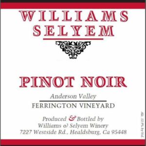 Williams Selyem 2017 Ferrington Vineyard Pinot Noir - Red Wine