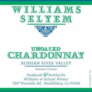 Williams Selyem 2018 Unoaked Chardonnay - White Wine