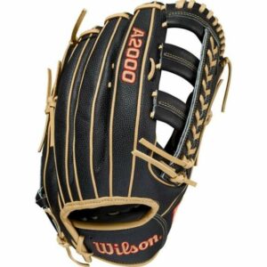 Wilson 2021 A2000 SuperSkin 12.75 in. Outfield Baseball Glove Black/Beige - Sball/Bball Glove And Mitt at Academy Sports