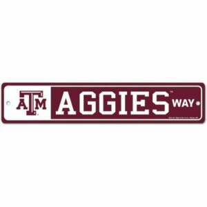 WinCraft Texas A&M University Street Sign - NCAA Novelty at Academy Sports