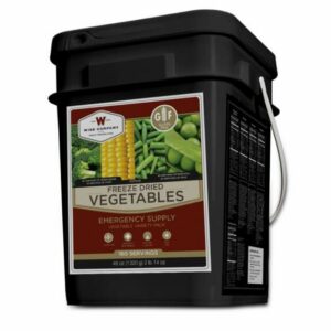 Wise Company 160-Serving Freeze-Dried Vegetable Bucket - Camp Food And Cookware at Academy Sports