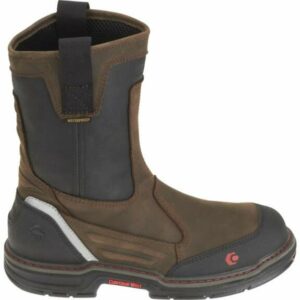 Wolverine Men's Overman EH Composite Toe Wellington Work Boots Brown, 12 - Wellington Steel Toe Work Boots at Academy Sports